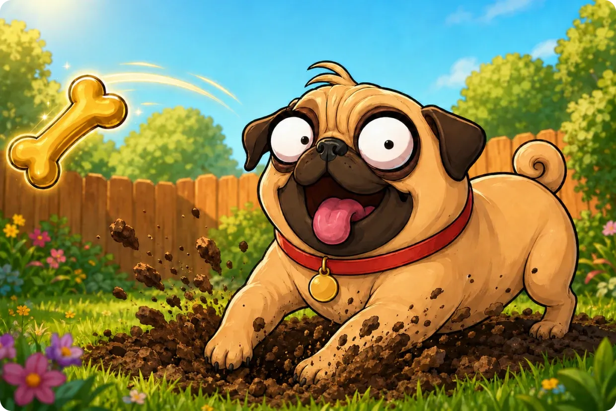 Pug Dig key art