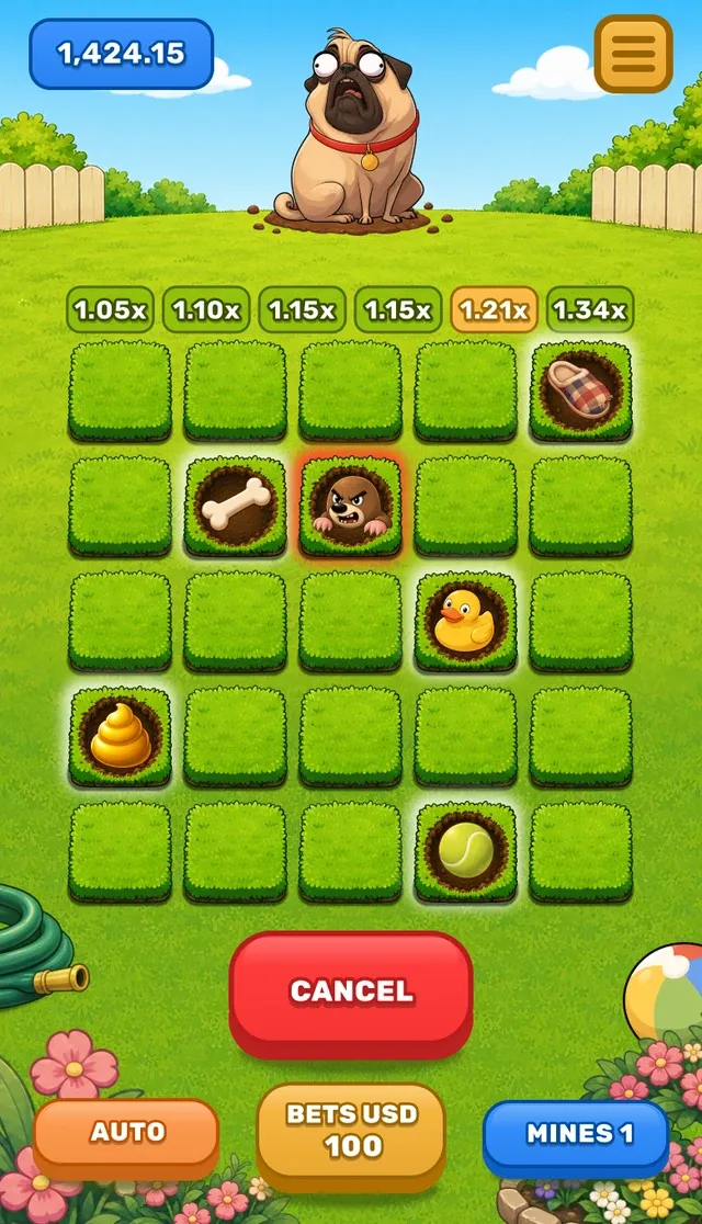 Pug Dig mobile screen 3