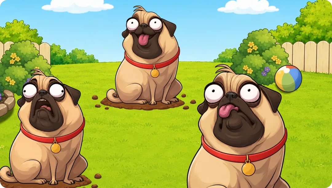 Pug Dig gameplay