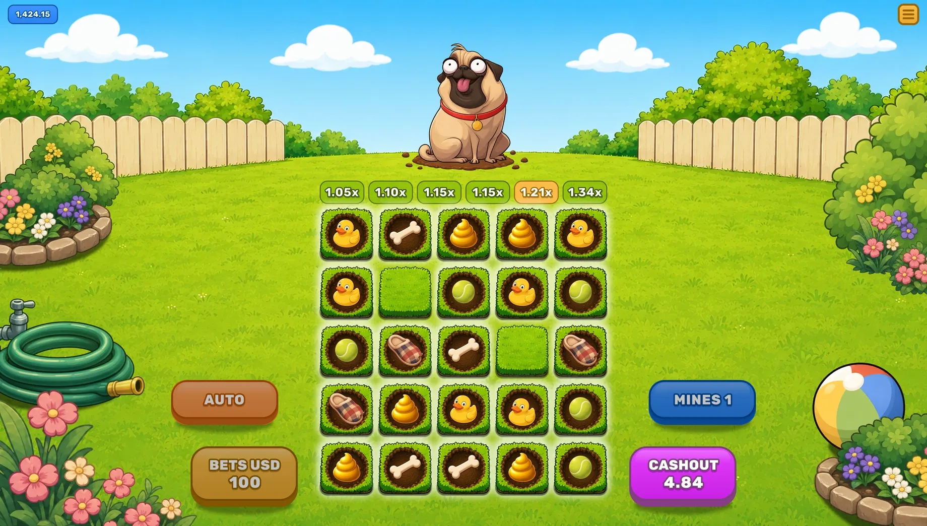 Pug Dig desktop screen